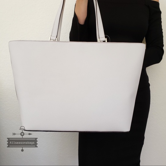 NWT Kate spade NY swan around Jules tote black bag - Picture 5 of 8